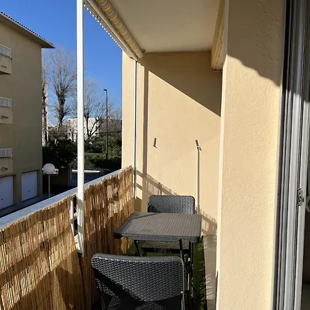 Le Genepy, 30m2, 4 P, Balcon Parking, Clim 아파트 Fréjus